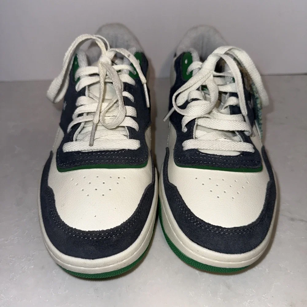 Reebok Mens Court Advance White Navy Glen Green GALAXY1 Sneakers Size 9.5